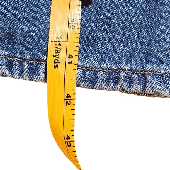 L.L. Bean Women's high rise Lined Jeans Blue 8 MT Cabincore Gorpcore Trail Fit - Picture 10 of 16